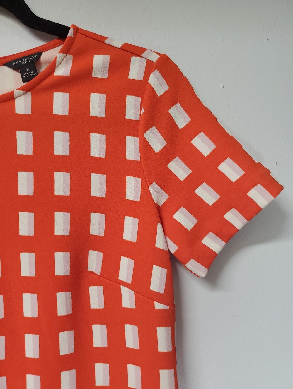 Office Siren Classic Luxery Ann Taylor 2 Petite Geometric Print Evening Casual - Picture 3 of 4